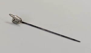 Distintivo spilla cravatta pollice in su sindacato vintage - Foto 1 di 7