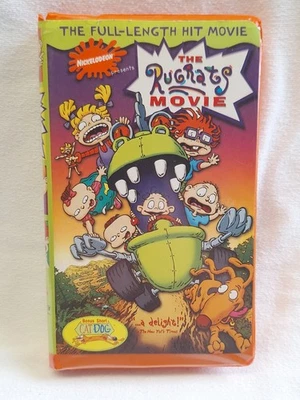 The Rugrats 1998 Movie Nickelodeon Orange Tape Clamshell VHS  - Image 1 of 4