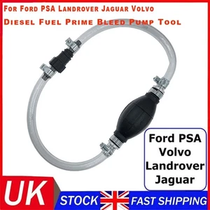 Diesel Fuel System Priming Bleeding Pump For Ford PSA Freelander Jaguar Volvo UK - Picture 1 of 12