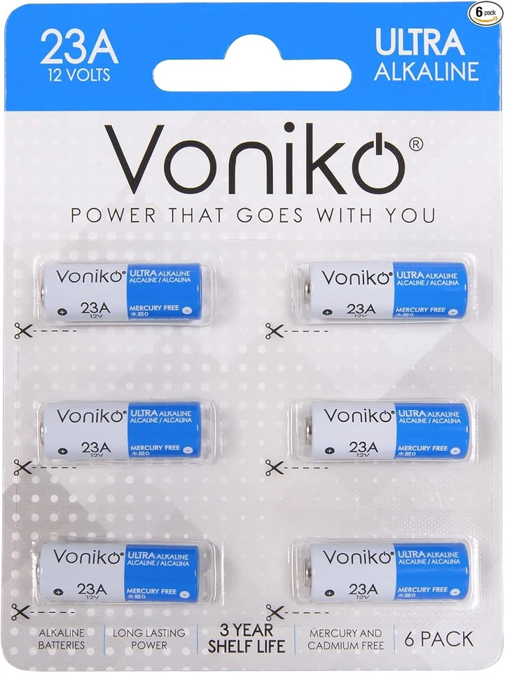 High-Performance 23a 12v Alkaline Batteries (6 CT) - Image 1 of 4