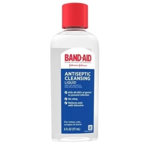 BAND-AID Antiseptic Cleansing Liquid 6 oz Bottle - Picture 1 of 1