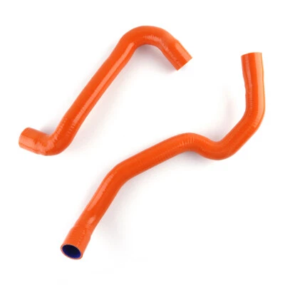 SILICONE RADIATOR HOSE PIPE For  1988-1991 BMW E30 M3 2.3L MT Orange - Image 1 of 4