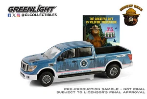 Greenlight Smokey Bear Series 4 - 2019 Nissan Titan XD Pro-4X Pickup 38070-F - Picture 1 of 2