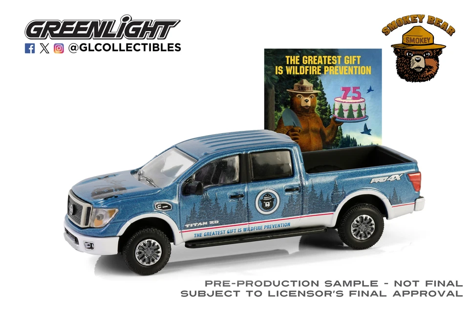 "Smokey Bear" Set of 6 Cars Series 4 1/64 Diecast Model Cars by Greenlight