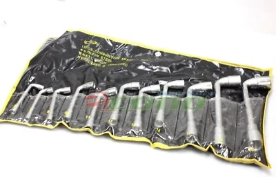 11pcs L-Type Elbow Double End Hex Socket Spanner Wrench set Tamper 6-22mm metric - Image 1 of 4