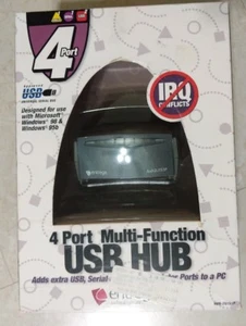 New in sealed box Entrega 4 Port Multi Function USB Hub HUB-2U1S1P - Picture 1 of 2