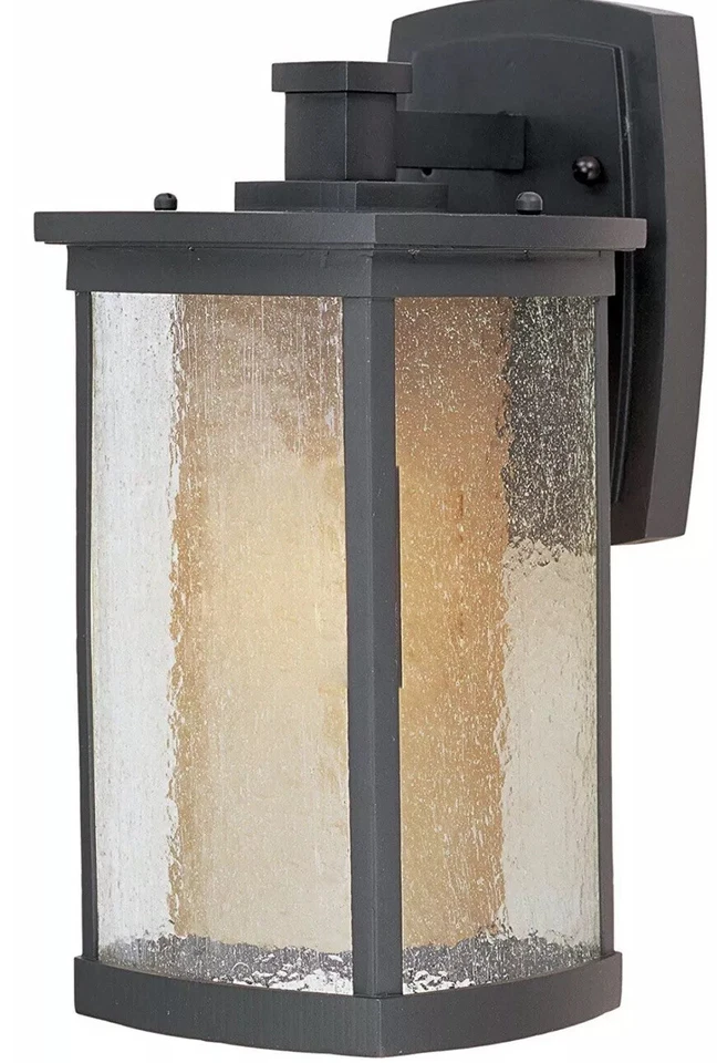Maxim 55653CDWSBZ Bungalow LED 1-Light Wall Lantern, Bronze Finish - Image 1 of 4