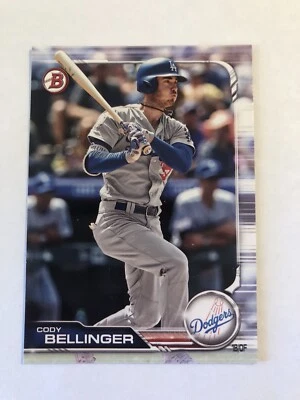 Cody Bellinger 2019 Bowman Baseball Card #2 LA Dodgers - Image 1 of 2