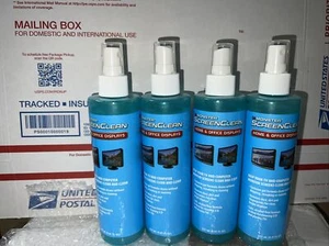 Lot of 4 NEW Monster ScreenClean Alkyl Free Liquid Gel Cleaner 237 mL(8oz ea) - Picture 1 of 4