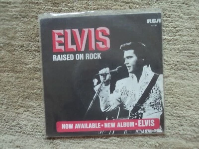 45T Elvis PRESLEY    Raised on rock  VG +++ - Photo 1/4