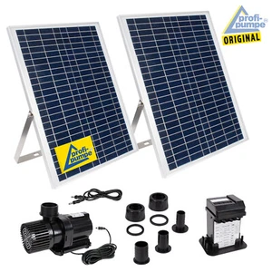 SOLAR TEICHPUMPE SOLAR PUMPE TEICHBELÜFTER BRUNNEN GARTEN BACHLAUF WASSERSPIEL - Bild 1 von 5
