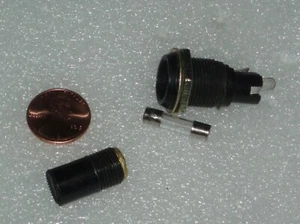 AMECO®  AC-1 fuse holder + 1A fuse Vintage New Old Stock - Picture 1 of 6