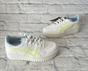 Neu mit Etikett Asics Japan S PF lässige Plateauschuhe 1202A024 weiß pastellfarben Damen US 5 - Bild 1 von 14