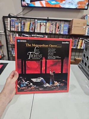 LES TROYENS 3-Laserdisc LD OPERA BOXED SET EXCELLENT CONDITION VERY RARE DOMINGO - Image 1 of 4
