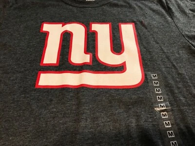 Men's New York Giants Fanatics Branded Charcoal Team Logo T-Shirt Sz Medium NEW - Image 1 of 3