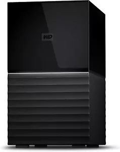 WD 24TB My Book Duo Desktop HDD RAID0 RAID1 USB-C USB-A WDBFBE0240JBK-EESN - Picture 1 of 4