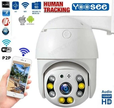 TELECAMERA IP CAM PTZ WIFI CAMERA DOME WIRELESS ESTERNO VIDEOCAMERA YOOSEE - Immagine 1 di 4