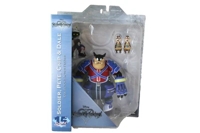 Juego de figuras Disney Kingdom Hearts Soldier Pete Chip Dale Diamond Select 2018 NUEVO Foto 1 de 4