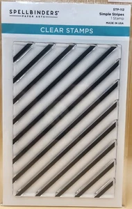 Hechiceros - Rayas simples - Estampillas transparentes, STP-112, 1 sello, TOTALMENTE NUEVO - Imagen 1 de 6