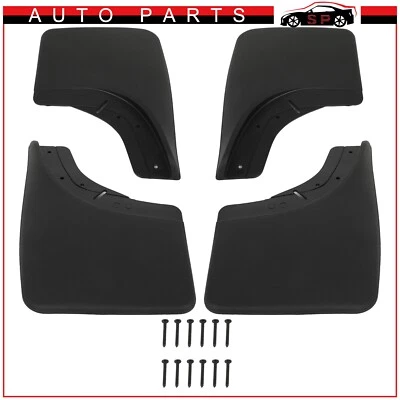 Splash Guards Mud Flaps Guards Fender Front Rear For Chevrolet C1500 1988-1998 - Image 1 of 4