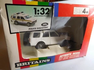 Vintage 1993 Britains 9481 Land Rover Discovery Police Boxed - Picture 1 of 8