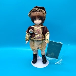 Vtg Robin Woods Little Arthur 8" Vinyl Boy Doll With Stand Camelot Collection  - Picture 1 of 15