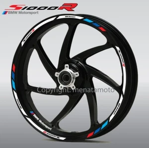 Decalcomanie ruota moto S1000 R adesivi cerchio per BMW S1000R strisce laminate - Foto 1 di 3