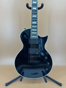 free ofduty Black ESP PBK chitarra corpo solido pickup HH ponte fisso nero stock - Foto 1 di 16