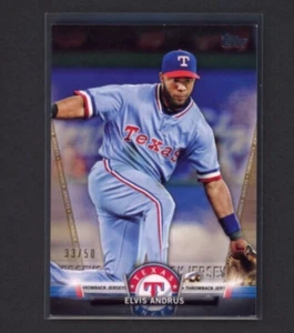 Camisetas retro doradas 2018 Topps #S-40 Elvis Andrus/50 - Imagen 1 de 1