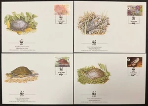 2004 Laos #1625a-d FDC World Wildlife Fund Set of 4 Official Covers; WWF *d - Picture 1 of 1