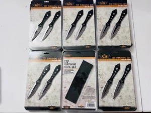 Nuovo Confezione 2 Coltelli da Lancio UZI TZP Lama Acciaio Inox 8" - Foto 1 di 3