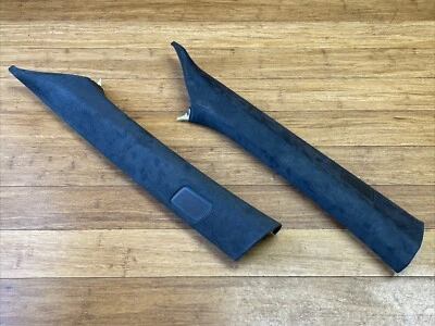 Audi A8 A8L 2019-2021 parabrisas izquierdo derecho pilar moldura Alcantara OEM Foto 1 de 4