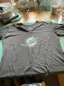 Camiseta Miami Dolphins 2XL Gris - Imagen 1 de 3