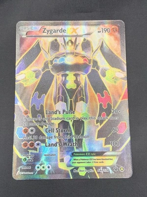 Pokemon TCG - Zygarde EX - Fates Collide 54a/124 Alternate Art Full Art Holo LP - Image 1 of 4