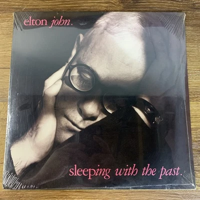 Sealed 1989 Elton John Sleeping With The Past Made USA Vinyl LP Sacrifice - Image 1 of 4