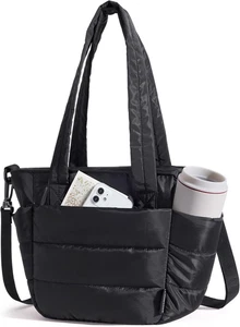 Brotzeittasche Damen klein Isoliertasche mit Brotzeitfach gesteppt leicht - Bild 1 von 12