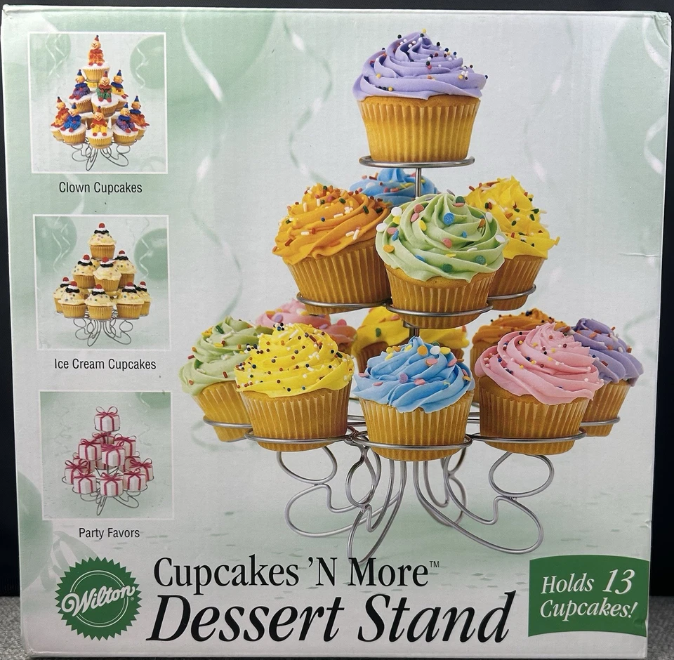 Wilton Dessert Stand Cupcakes 'n More Tower Muffins Cup Cakes Holder Display