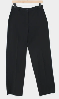 Vtg. 1990's Lauren Ralph Lauren Black Slacks Pants Made USA Women's 8 Y2K - Image 1 of 4