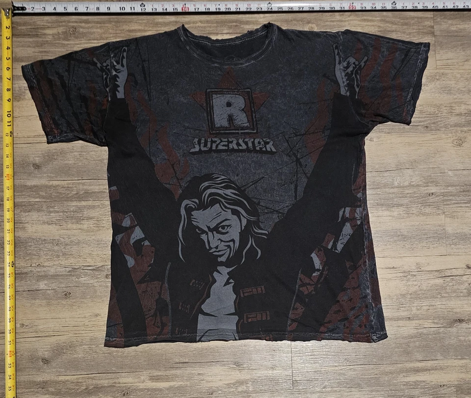 WWE EDGE RATED R SUPERSTAR ALL OVER Shirt Men's 2XL. EXTREMELY RARE AWESOME - Image 1 of 3