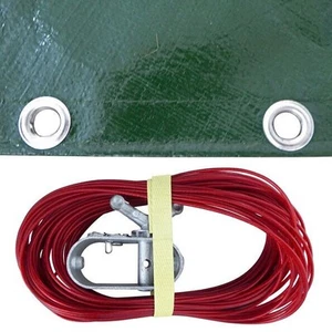 OKU Winterabdeckplane Schutzplane für Oval-und Achtformbecken 525x320cm 180g/m² - Bild 1 von 1