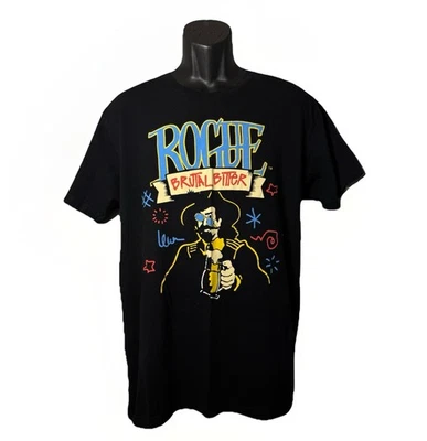 Camiseta negra para hombre Rogue Ales Brutal Bitter marca vintage talla grande Foto 1 de 4