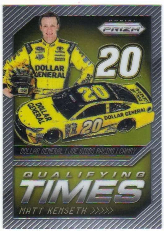 2016 Panini Prizm Racing Insert Qualifying Times #5 Matt Kenseth - Image 1 of 1