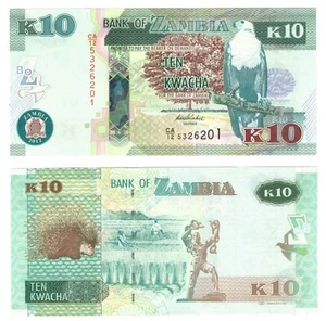 2012 Zambia P51a 10 Kwacha Banknote UNC - Picture 1 of 1