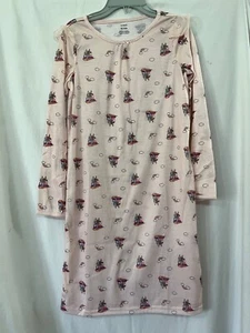 New Carter's Rainbow Castle Long Sleeve Nightgown Girls Pink U pick sizes - Picture 1 of 3