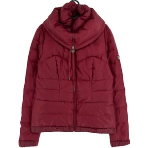 GUESS Rojo Vino Abajo Acolchado Chaqueta Talla M - Imagen 1 de 11