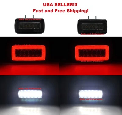 SMOKED LENS LED REAR BUMPER REVERSE FOG LAMPS For 2002-18 MERCEDES G CLASS W463 - Image 1 of 4