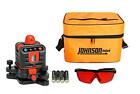 Johnson Level & Tool 40-6502 Manual-Leveling Rotary Laser, Red, 1 Laser