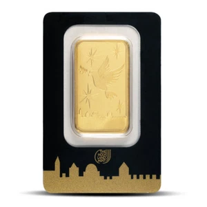 50 Gram The Holy Land Mint Gold Bar (New w/ Assay) - Picture 1 of 2