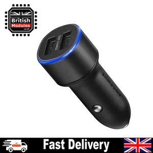 Samsung Fast Charging Car Charger Dual USB Port Adaptive Duo EP-L1100 - Picture 1 of 9