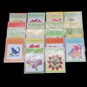 x18 Pin Pal Piece O' Cake Designs Huge Lot 5" Quilt Block Patterns - Picture 1 of 7